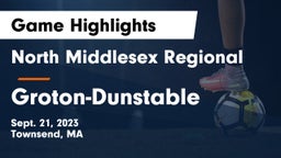 North Middlesex Regional  vs Groton-Dunstable  Game Highlights - Sept. 21, 2023