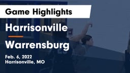 Harrisonville  vs Warrensburg  Game Highlights - Feb. 6, 2022