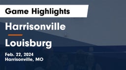 Harrisonville  vs Louisburg  Game Highlights - Feb. 22, 2024