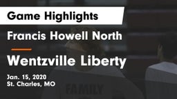 Francis Howell North  vs Wentzville Liberty  Game Highlights - Jan. 15, 2020