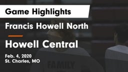 Francis Howell North  vs Howell Central  Game Highlights - Feb. 4, 2020