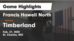 Francis Howell North  vs Timberland  Game Highlights - Feb. 27, 2020