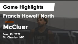 Francis Howell North  vs McCluer  Game Highlights - Jan. 13, 2022