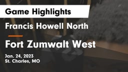 Francis Howell North  vs Fort Zumwalt West  Game Highlights - Jan. 24, 2023