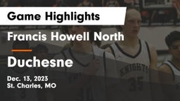 Francis Howell North  vs Duchesne  Game Highlights - Dec. 13, 2023