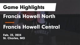 Francis Howell North  vs Francis Howell Central  Game Highlights - Feb. 23, 2024