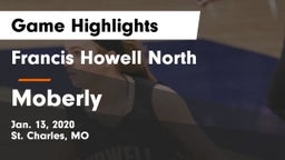 Francis Howell North  vs Moberly  Game Highlights - Jan. 13, 2020