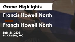 Francis Howell North  vs Francis Howell North  Game Highlights - Feb. 21, 2020