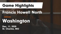 Francis Howell North  vs Washington  Game Highlights - Dec. 11, 2020