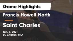 Francis Howell North  vs Saint Charles  Game Highlights - Jan. 5, 2021