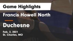 Francis Howell North  vs Duchesne  Game Highlights - Feb. 2, 2021
