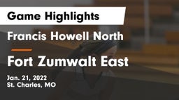 Francis Howell North  vs Fort Zumwalt East  Game Highlights - Jan. 21, 2022