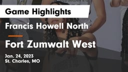 Francis Howell North  vs Fort Zumwalt West  Game Highlights - Jan. 24, 2023