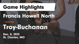 Francis Howell North  vs Troy-Buchanan  Game Highlights - Dec. 8, 2023