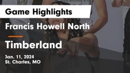 Francis Howell North  vs Timberland  Game Highlights - Jan. 11, 2024
