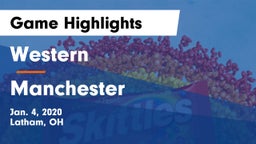 Western  vs Manchester  Game Highlights - Jan. 4, 2020