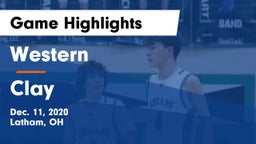 Western  vs Clay  Game Highlights - Dec. 11, 2020