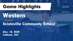 Western  vs Sciotoville Community School Game Highlights - Dec. 18, 2020