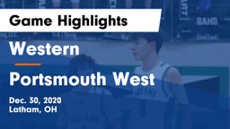 Western  vs Portsmouth West  Game Highlights - Dec. 30, 2020