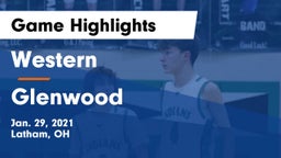 Western  vs Glenwood  Game Highlights - Jan. 29, 2021