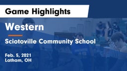 Western  vs Sciotoville Community School Game Highlights - Feb. 5, 2021