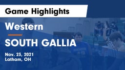 Western  vs SOUTH GALLIA  Game Highlights - Nov. 23, 2021