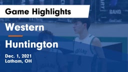 Western  vs Huntington  Game Highlights - Dec. 1, 2021