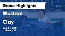Western  vs Clay Game Highlights - Dec. 21, 2021