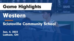Western  vs Sciotoville Community School Game Highlights - Jan. 4, 2022