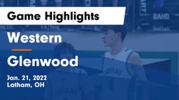 Western  vs Glenwood  Game Highlights - Jan. 21, 2022