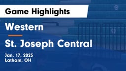 Western  vs St. Joseph Central Game Highlights - Jan. 17, 2023