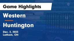 Western  vs Huntington  Game Highlights - Dec. 2, 2023