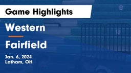 Western  vs Fairfield  Game Highlights - Jan. 6, 2024