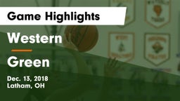 Western  vs Green  Game Highlights - Dec. 13, 2018