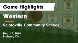 Western  vs Sciotoville Community School Game Highlights - Dec. 17, 2018