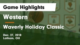 Western  vs Waverly Holiday Classic Game Highlights - Dec. 27, 2018