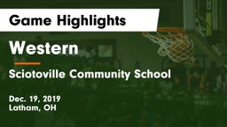 Western  vs Sciotoville Community School Game Highlights - Dec. 19, 2019