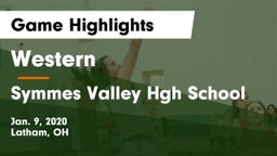 Western  vs Symmes Valley Hgh School Game Highlights - Jan. 9, 2020