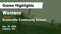 Western  vs Sciotoville Community School Game Highlights - Jan. 30, 2020