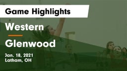 Western  vs Glenwood Game Highlights - Jan. 18, 2021