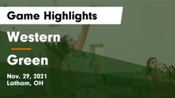 Western  vs Green  Game Highlights - Nov. 29, 2021