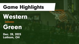Western  vs Green  Game Highlights - Dec. 28, 2023