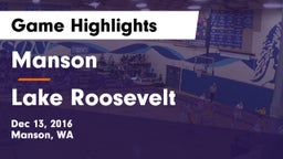 Manson  vs Lake Roosevelt Game Highlights - Dec 13, 2016