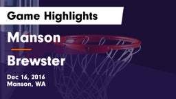 Manson  vs Brewster Game Highlights - Dec 16, 2016