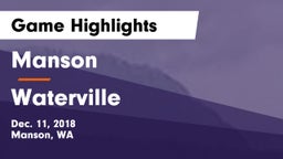 Manson  vs Waterville  Game Highlights - Dec. 11, 2018