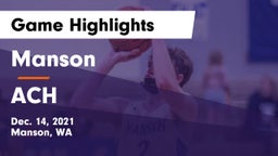 Manson  vs ACH Game Highlights - Dec. 14, 2021