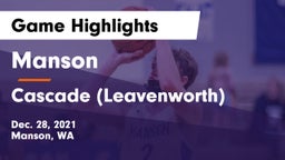 Manson  vs Cascade  (Leavenworth) Game Highlights - Dec. 28, 2021