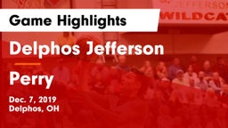 Delphos Jefferson  vs Perry  Game Highlights - Dec. 7, 2019