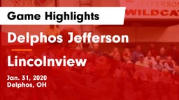 Delphos Jefferson  vs Lincolnview  Game Highlights - Jan. 31, 2020