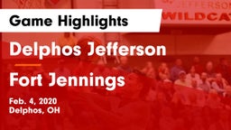 Delphos Jefferson  vs Fort Jennings  Game Highlights - Feb. 4, 2020
